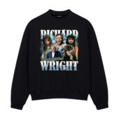 Limited Richard Wright Pink Floyd Member Vintage Front Sweatshirt Black - OtherBrick