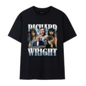 Limited Richard Wright Pink Floyd Member Vintage Front Tshirt Black - OtherBrick