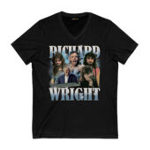 Limited Richard Wright Pink Floyd Member Vintage Front Vneck Black - OtherBrick