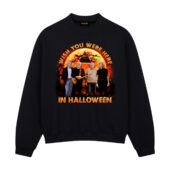 Pink Floyd Band Wish You Were Here In Halloween Front Sweatshirt Black - OtherBrick