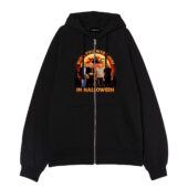Pink Floyd Band Wish You Were Here In Halloween Front Ziphoodie Black - OtherBrick