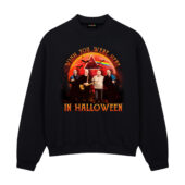 Pink Floyd Band X Andriy Khlyvnyuk,stepan Charnetskyi Dsotm Wywh Halloween Front Sweatshirt Black - OtherBrick