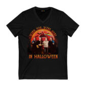 Pink Floyd Band X Andriy Khlyvnyuk,stepan Charnetskyi Dsotm Wywh Halloween Front Vneck Black - OtherBrick