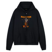 Pink Floyd The Wall Clown Trick Or Treat 1963 Halloween Front Hoodie Black - OtherBrick