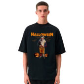 Pink Floyd The Wall Clown Trick Or Treat 1963 Halloween Front Shirt Man Black - OtherBrick
