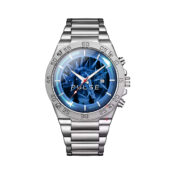 Pulse Pink Floyd Gentleman Powermatic Silver Watch Front - OtherBrick