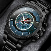 Pulse Pink Floyd Technology Aegean Silver Watch Black - OtherBrick