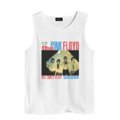 The Pink Floyd See Emily Play Scarecrow Vintage Front Tank White - OtherBrick