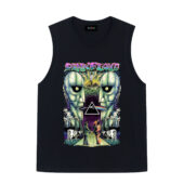 Wywh Atom Heart Mother Dsotm Division Bell Halloween Pink Floyd Front Tank Black - OtherBrick