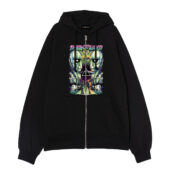 Wywh Atom Heart Mother Dsotm Division Bell Halloween Pink Floyd Front Ziphoodie Black - OtherBrick