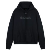 You Better Stay Home And Do As You’re Told Sheep Lyric Front Hoodie Black - OtherBrick