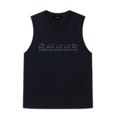 You Better Stay Home And Do As You’re Told Sheep Lyric Front Tank Black - OtherBrick
