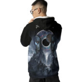 Hoodie Back Dark Side Of The Moon Pulse Mountain Pink Floyd Hoodie - OtherBrick