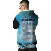 Hoodie Back David Gilmour Luck And Strange 2024 Tour Dates Blue Hoodie - OtherBrick