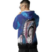 Hoodie Back Pink Floyd Screaming Face The Wall Painting Light Blue 3d Hoodie - OtherBrick