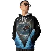 Hoodie Front Pink Floyd Pulse X The Endless River Blue Tie Dye 3d Hoodie - OtherBrick