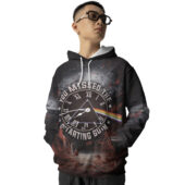 Hoodie Front You Missed The Starting Gun Time Lyric X Dsotm Pink Floyd 3d Hoodie - OtherBrick