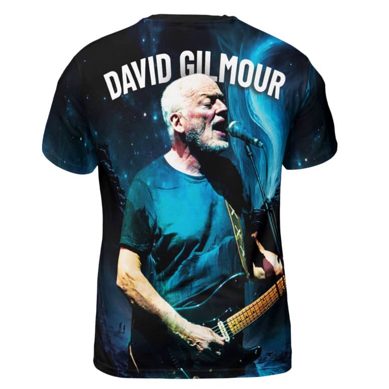 Pink Floyd David Gilmour Galaxy Dark Blue Mountain Shirt
