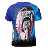 Shirt Back Pink Floyd Screaming Face The Wall Painting Light Blue 3d Hoodie - OtherBrick