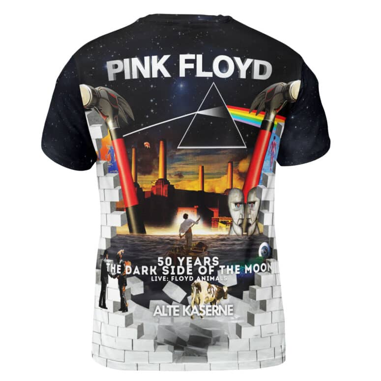 Pink Floyd The Wall 50 Years DSOTM Animals The Division Bell Shirt
