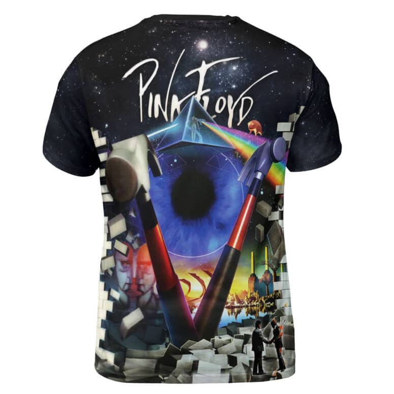 Pink Floyd The Wall Hammer DSOTM Animals Division Bell Pulse Shirt Pink Floyd The Wall Hammer DSOTM Animals Division Bell Pulse Shirt