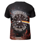 Shirt Back You Missed The Starting Gun Time Lyric X Dsotm Pink Floyd 3d Hoodie - OtherBrick