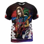 Shirt Front David Gilmour Pink Floyd The Wall Screaming Face Wywh Vintage Shirt - OtherBrick