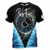 Shirt Front Pink Floyd Pulse X The Endless River Blue Tie Dye 3d Hoodie - OtherBrick