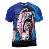 Shirt Front Pink Floyd Screaming Face The Wall Painting Light Blue 3d Hoodie - OtherBrick