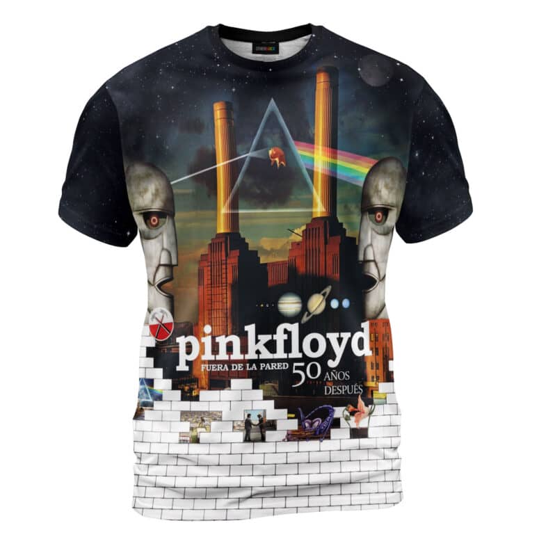 Pink Floyd The Wall Hammer DSOTM Animals Division Bell Pulse Shirt Pink Floyd The Wall Hammer DSOTM Animals Division Bell Pulse Shirt