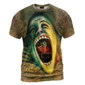 Shirt Front Screaming Face Pink Floyd The Wall Vintage Art Shirt - OtherBrick
