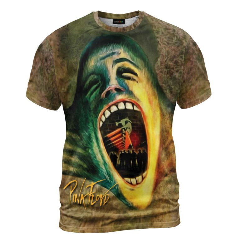 Screaming Face Pink Floyd The Wall Vintage Art Shirt Screaming Face Pink Floyd The Wall Vintage Art Shirt