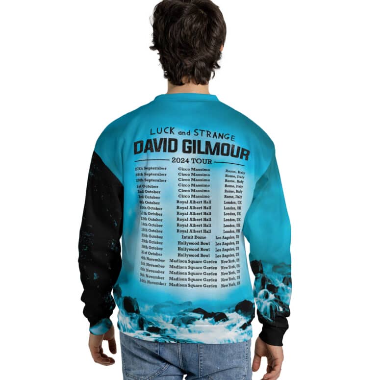 David Gilmour Luck And Strange 2024 Tour Dates Blue Shirt David Gilmour Luck And Strange 2024 Tour Dates Blue Shirt