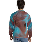 Sweater Back Pink Floyd Meddle Album Cover Texture Vintage Hoodie 3d - OtherBrick