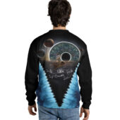 Sweater Back Pink Floyd Pulse X The Endless River Blue Tie Dye 3d Hoodie - OtherBrick