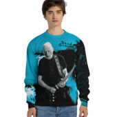 Sweater Front David Gilmour Luck And Strange 2024 Tour Dates Blue Hoodie - OtherBrick