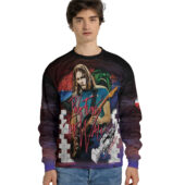 Sweater Front David Gilmour Pink Floyd The Wall Screaming Face Wywh Vintage 3d Hoodie - OtherBrick