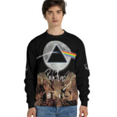 Sweater Front Pink Floyd Band Dsotm On The Road Vintage 3d Hoodie - OtherBrick