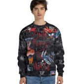 Sweater Front Pink Floyd The Wall Album Cover Black Wall Vintage 3d Hoodie - OtherBrick