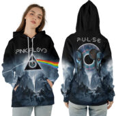 Ziphoodie Dark Side Of The Moon Pulse Mountain Pink Floyd Hoodie - OtherBrick