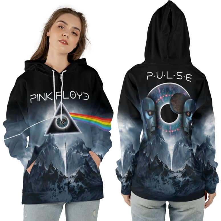 Dark Side Of The Moon Pulse Mountain Pink Floyd Shirt