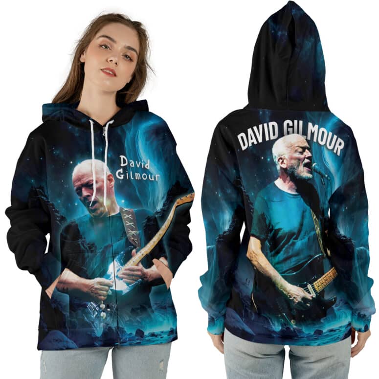 Pink Floyd David Gilmour Galaxy Dark Blue Mountain Shirt