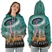 Ziphoodie Pink Floyd Pulse In The Whirlwind Pig Fly 3d Hoodie - OtherBrick