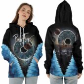 Ziphoodie Pink Floyd Pulse X The Endless River Blue Tie Dye 3d Hoodiee - OtherBrick