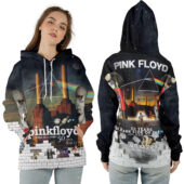 Ziphoodie Pink Floyd The Wall 50 Years Dsotm Animals The Division Bell Endless 3d Hoodie - OtherBrick