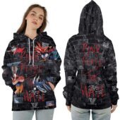Ziphoodie Pink Floyd The Wall Album Cover Black Wall Vintage 3d Hoodie - OtherBrick