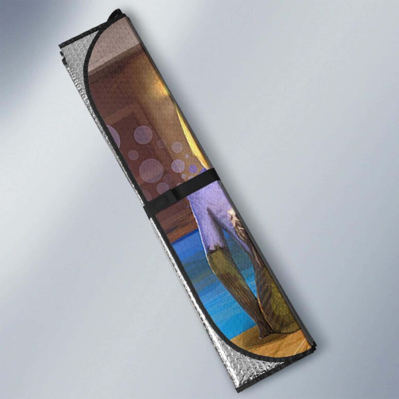 Pink Floyd Back Art Catalog Watercolor Painting Auto Sun Shade