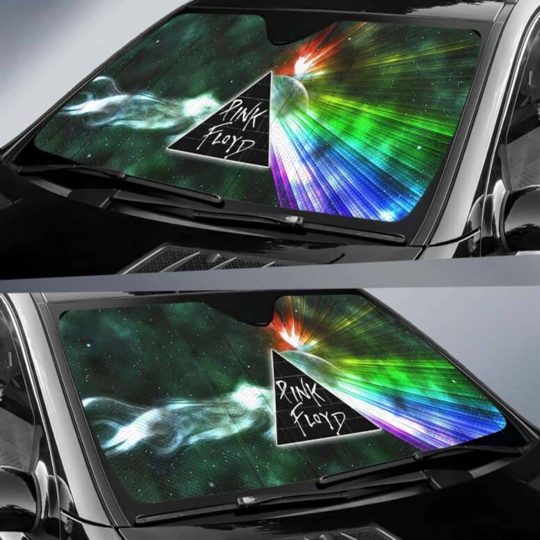 Dark Side Of Moon Galaxy Green Auto Sun Shade Dark Side Of Moon Galaxy Green Auto Sun Shade