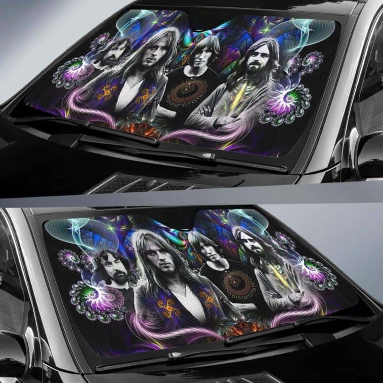 Dark Side Of The Moon Psychedelic Abstract Art Auto Sun Shade