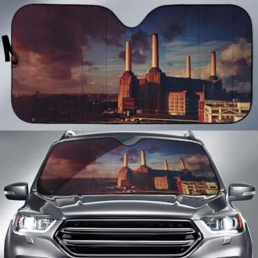 Animals Album Cover Flying Pig Battersea Power Station Auto Sun Shade
